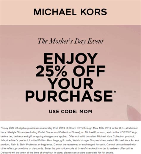 promo codes for michael kors canada|michael kors discount code student.